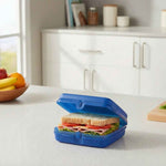 Load image into Gallery viewer, Sandwich-Box - Blau - Tupperland